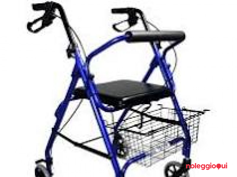 Deambulatore Rollator 4 ruote da esterni 